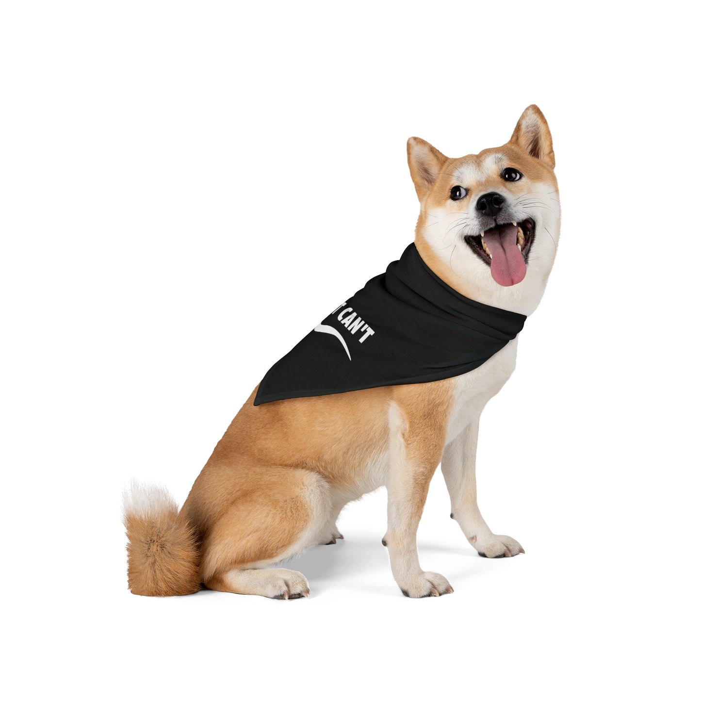 black I just can't Pet Bandana