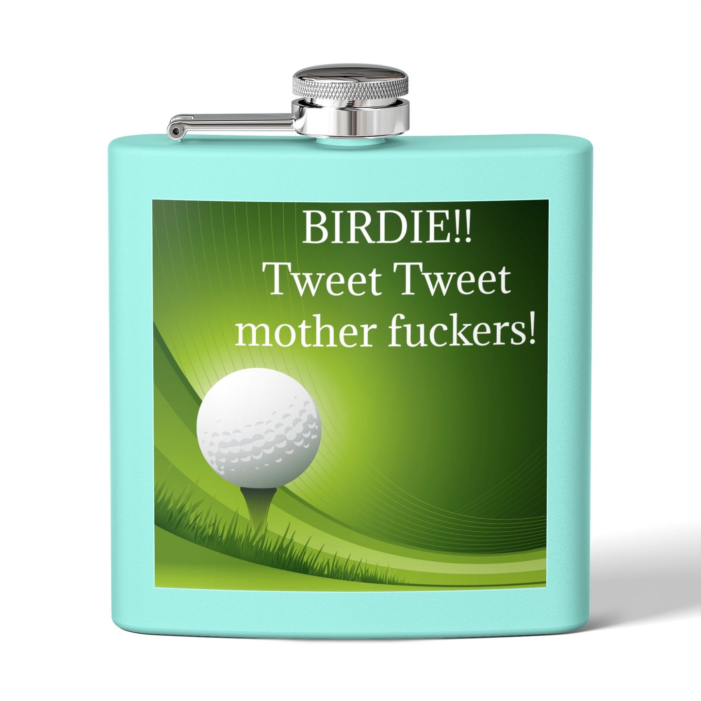 Birdie Tweet Tweet Sleek Stainless Steel Flask