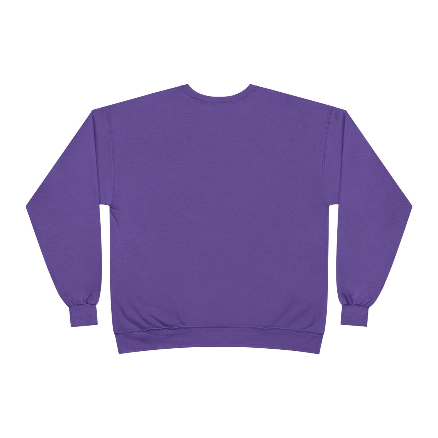 Sass Wear Unisex Eco-Friendly Crewneck Sweatshirt white logo
