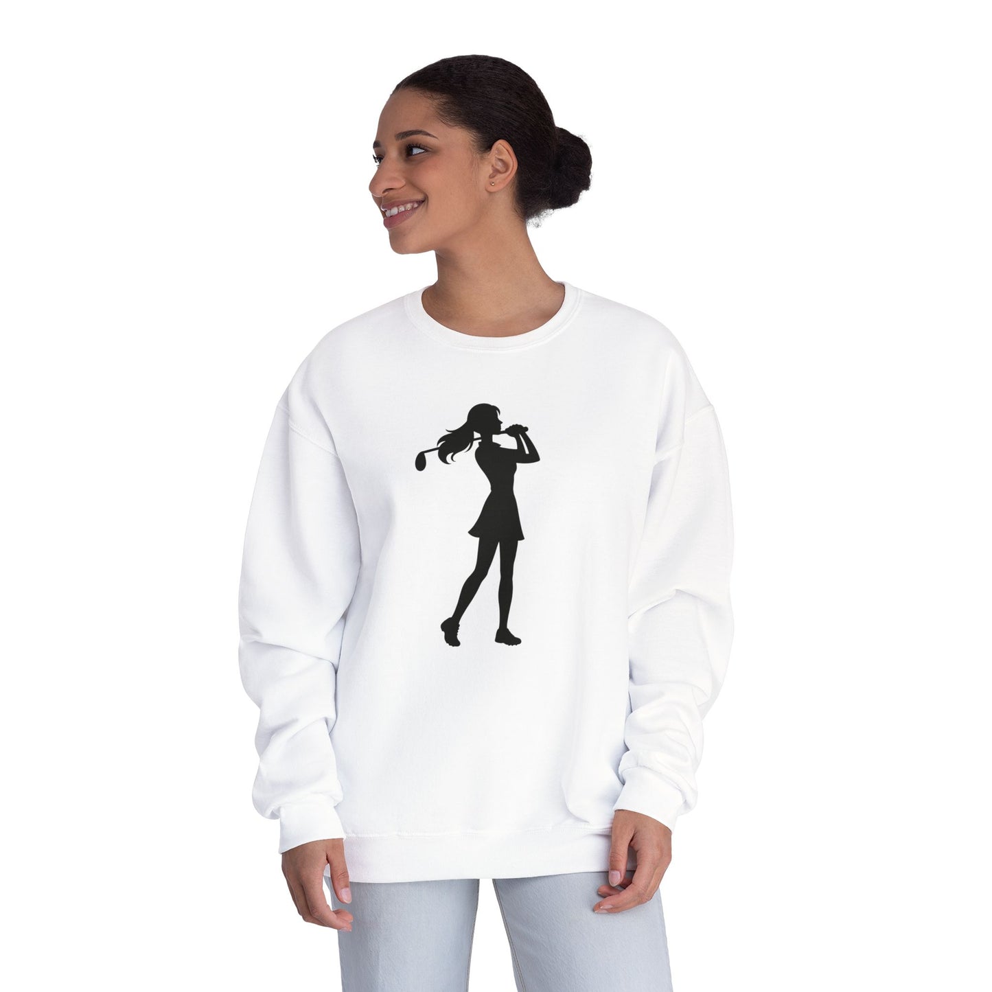 Golf Gal Silhouette Crewneck Sweatshirt