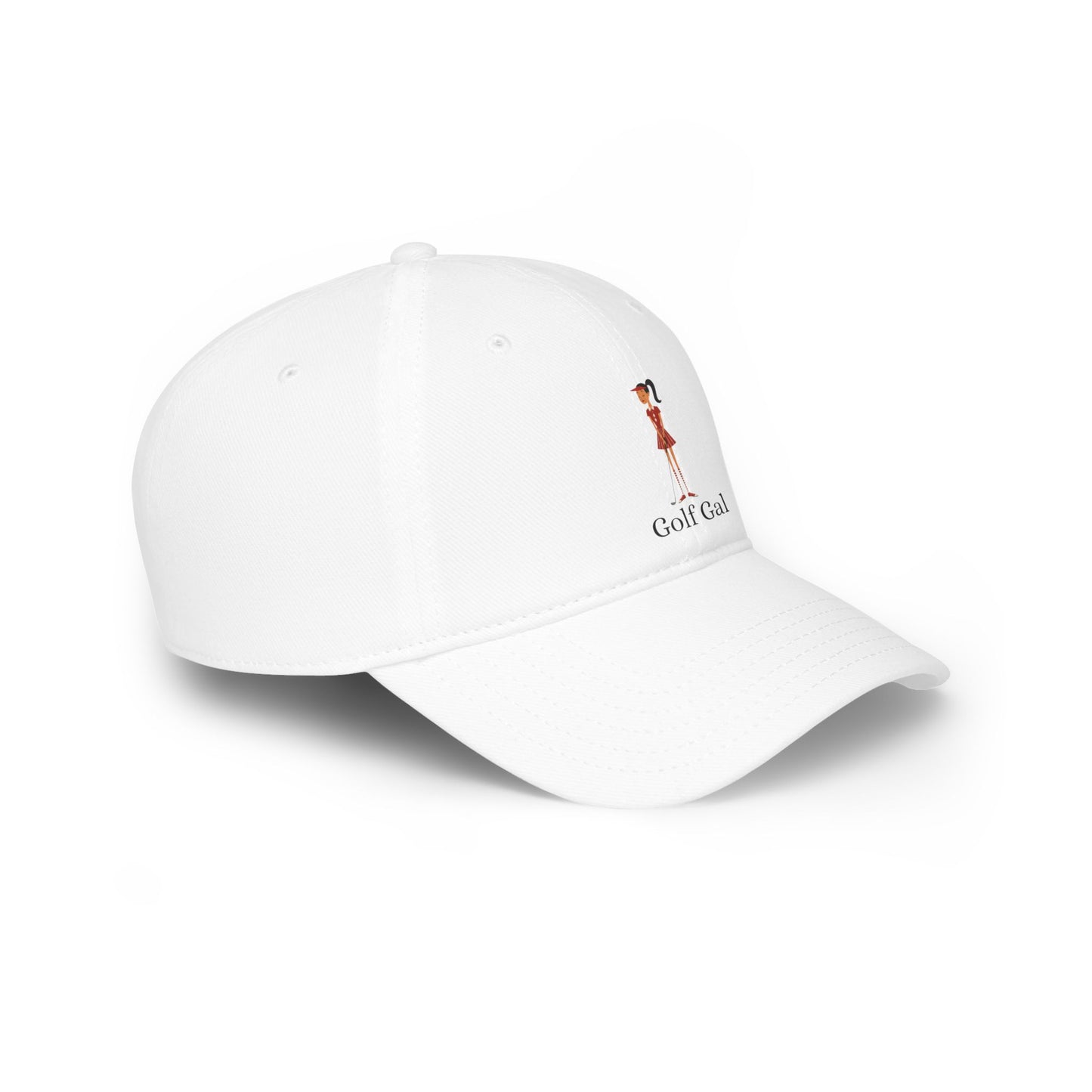 Golf Gal Low Profile Baseball Cap Ruby