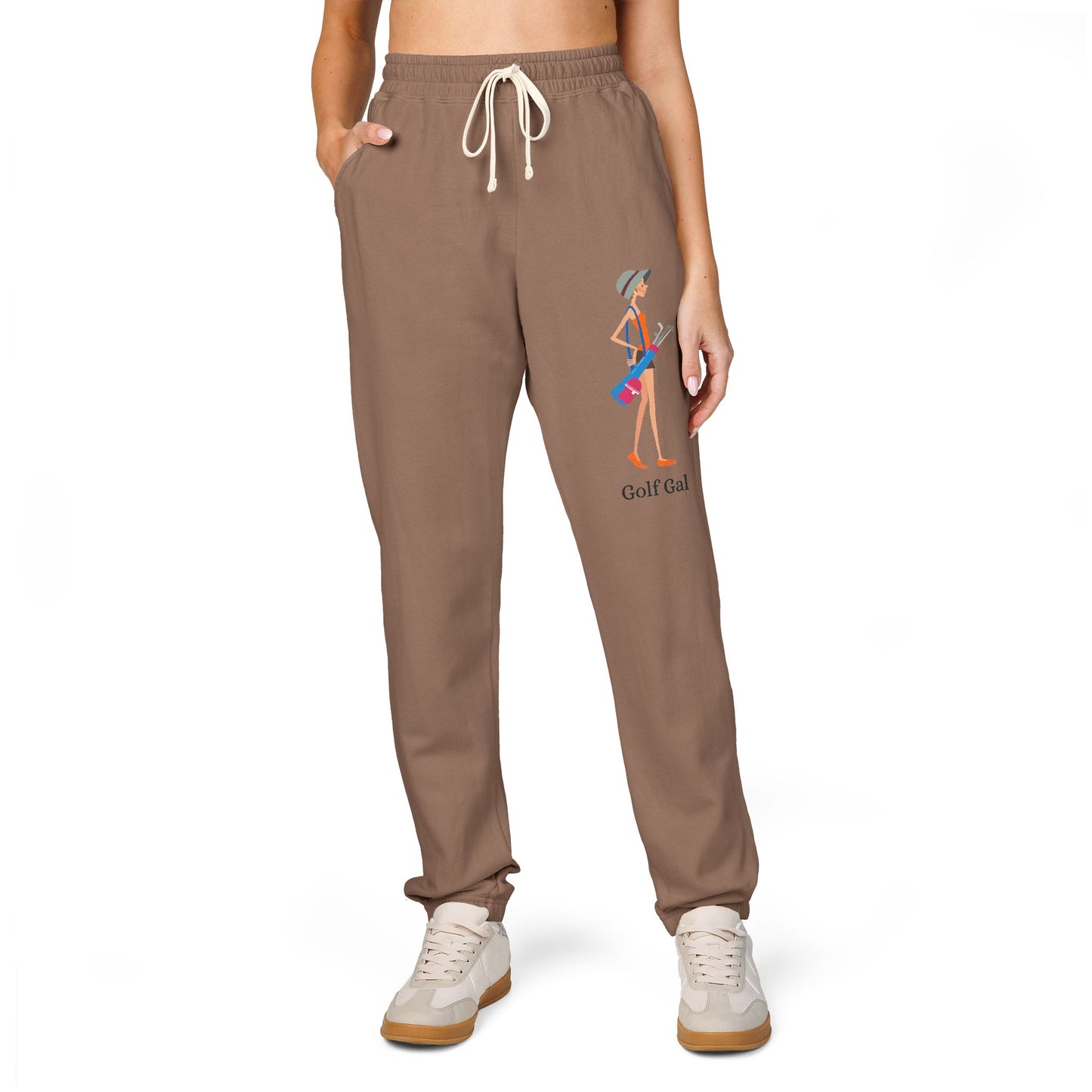 Golf Gal Garment-Dyed Fleece Sweatpants Poppy