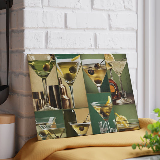 martini glass Cutting Board