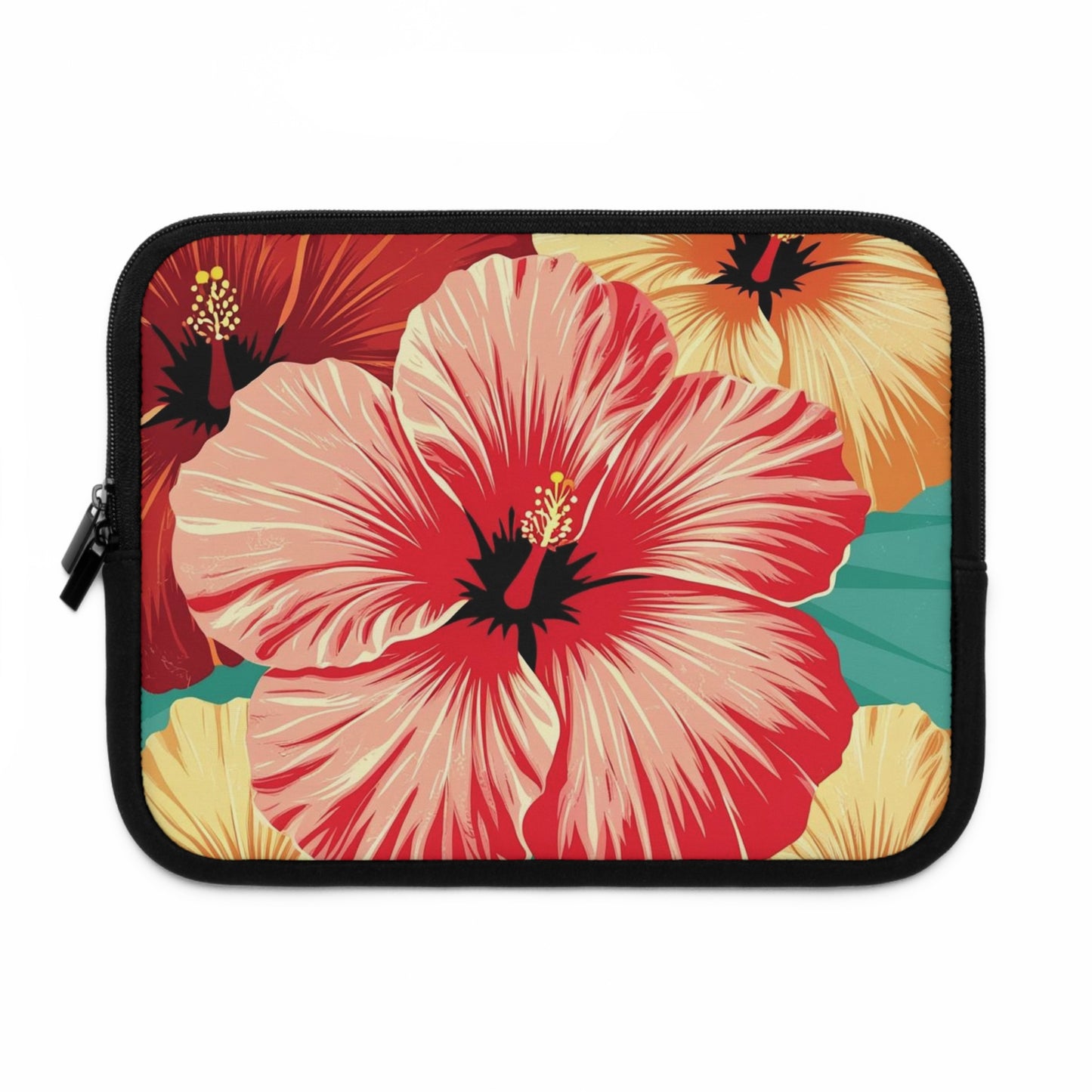 retro hibiscus Laptop Sleeve
