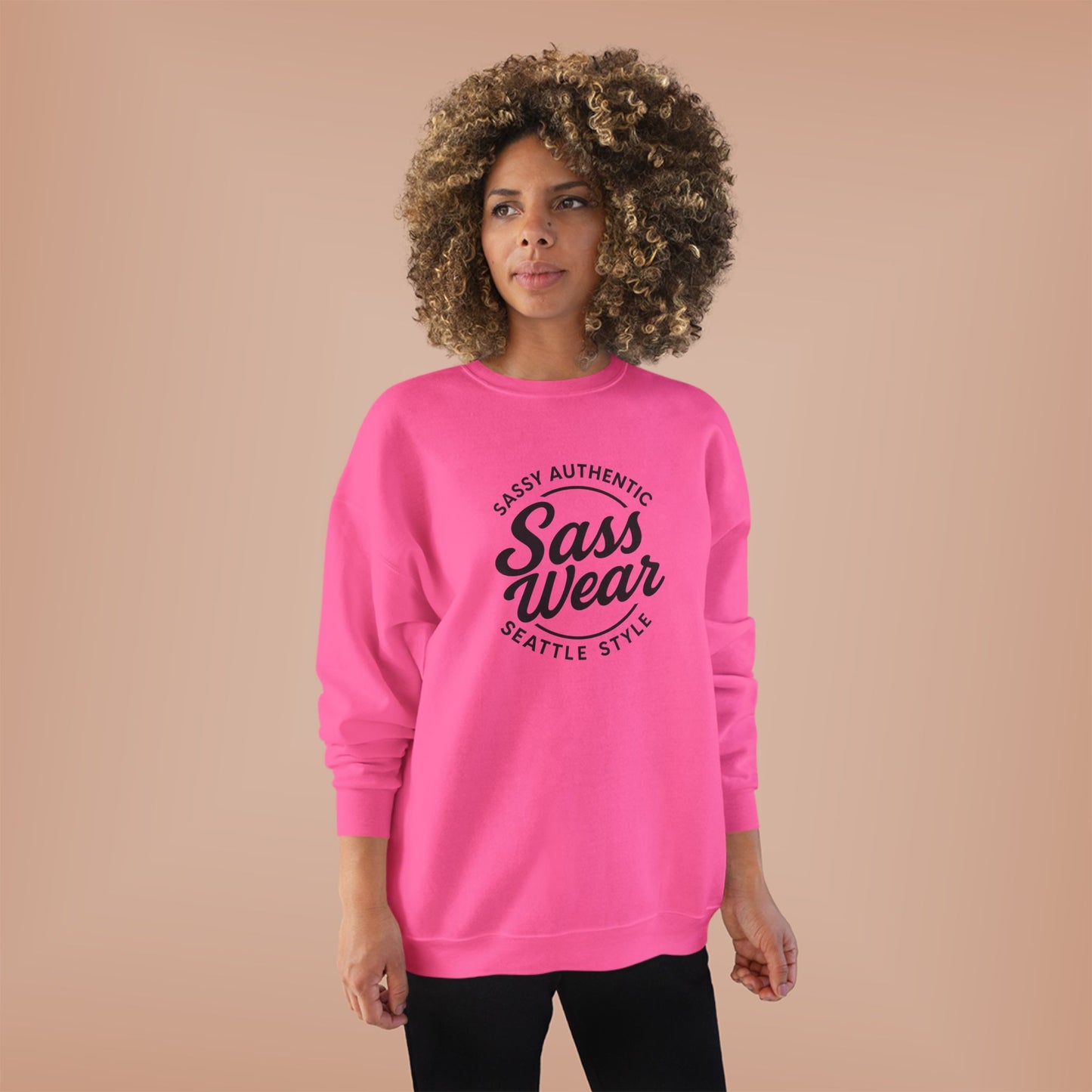 Sass Wear Unisex Eco-Friendly Crewneck Sweatshirt