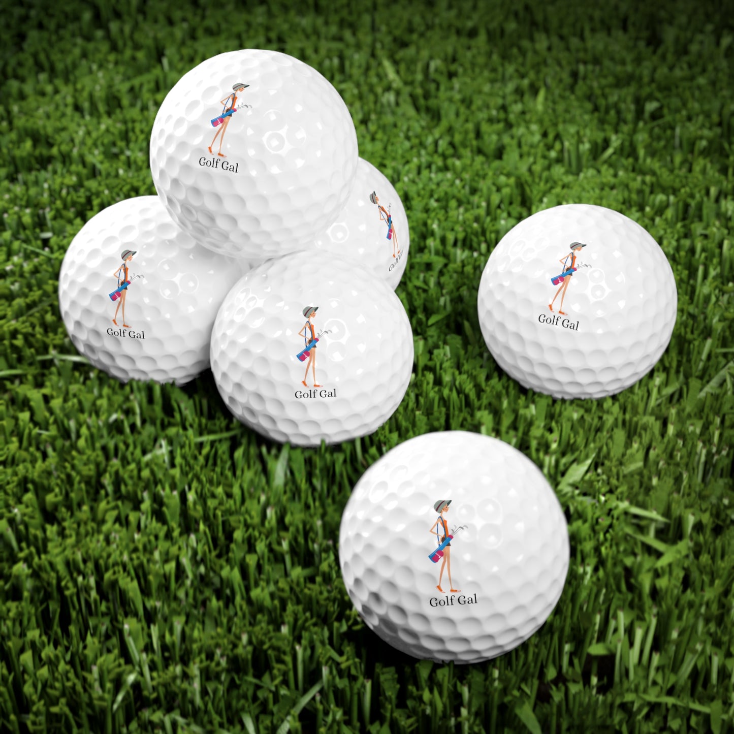 Golf Gal Golf Balls Poppy