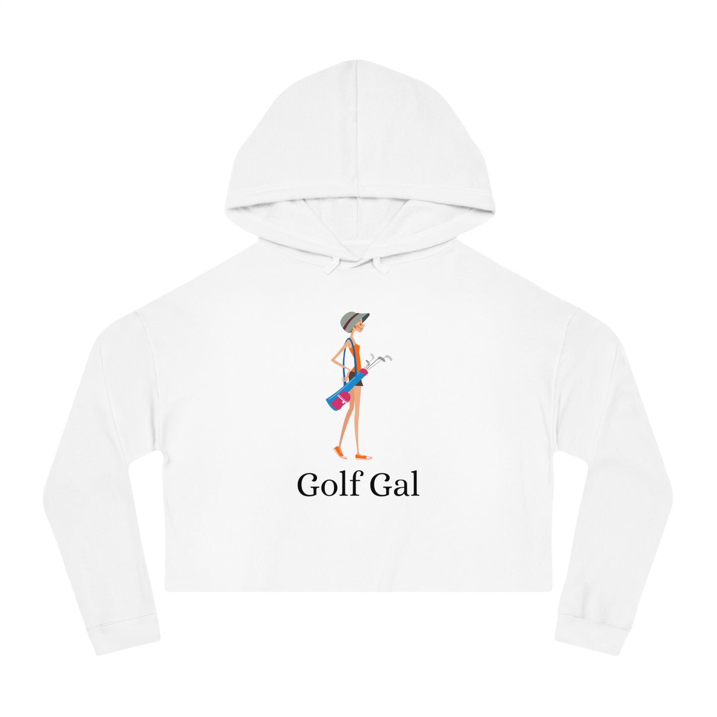 Golf Gal Women's Cropped Sweatshirt Poppy
