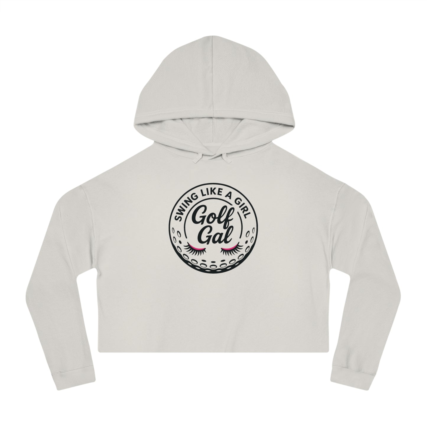 Golf Gal Swing Like a Girl Women's Cropped Sweatshirt