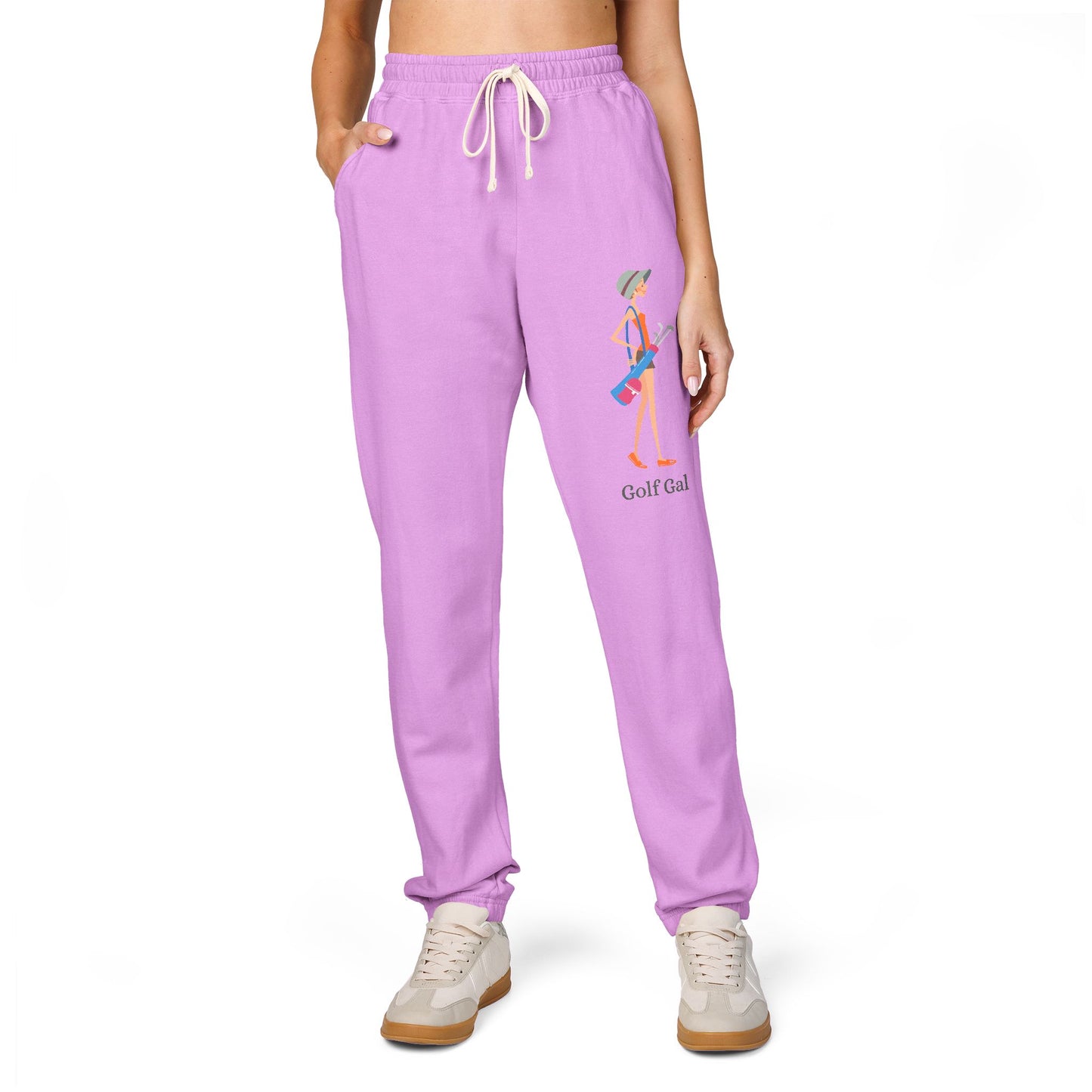 Golf Gal Garment-Dyed Fleece Sweatpants Poppy