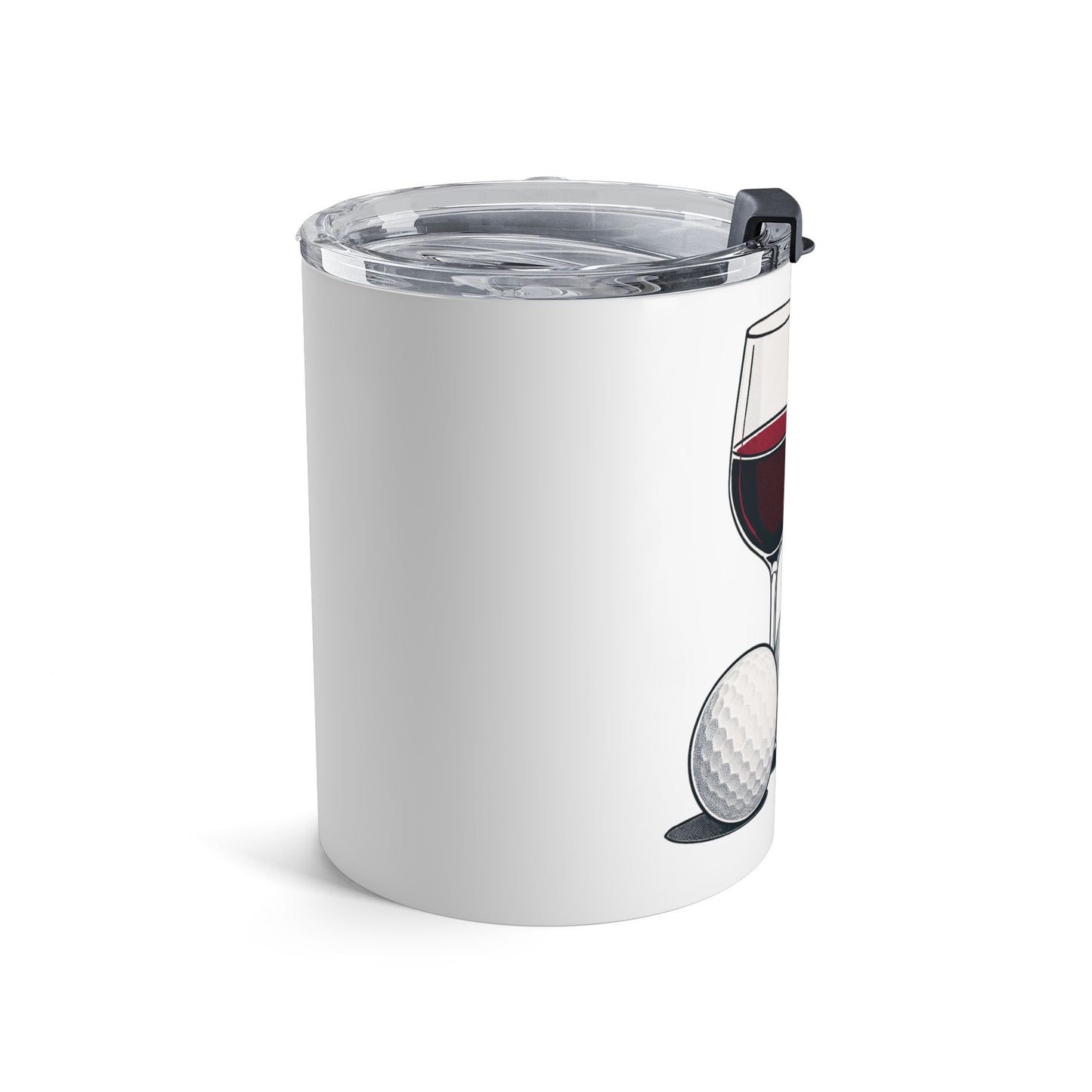 Wine glasses golf balls and a kiss Whiskey/Wine Tumbler