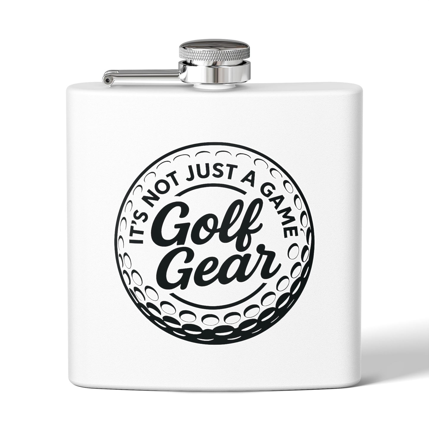 Golf Gear Sleek Stainless Steel Flask