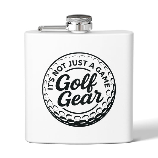 Golf Gear Sleek Stainless Steel Flask