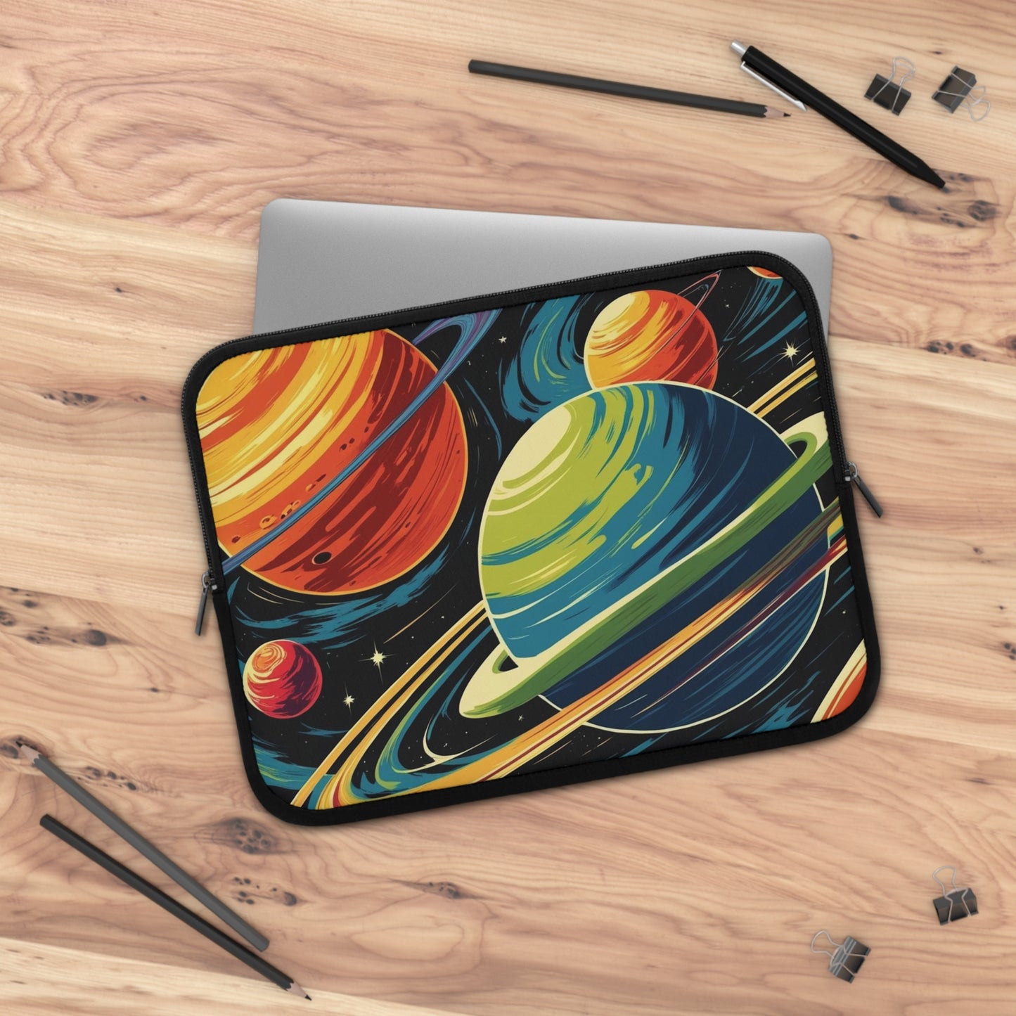 retro planets Laptop Sleeve