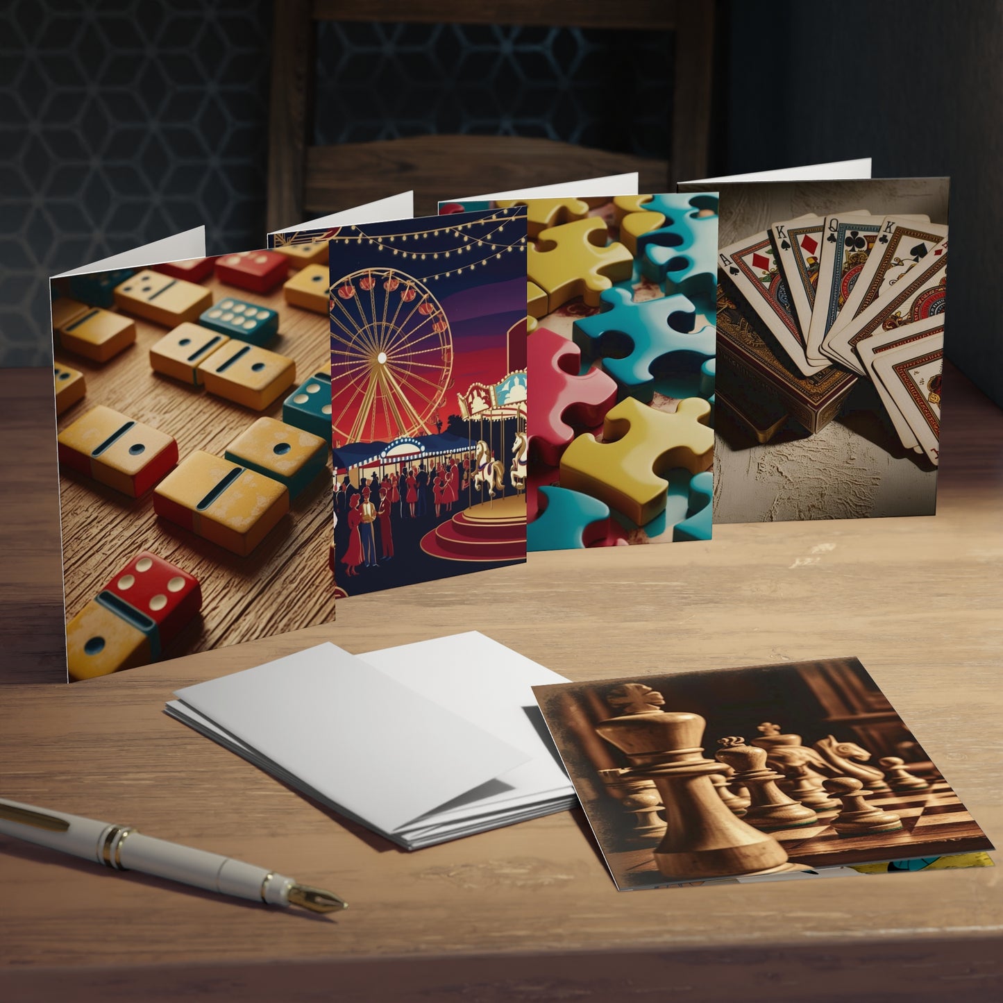 fun and games Greeting Cards (5-Pack)