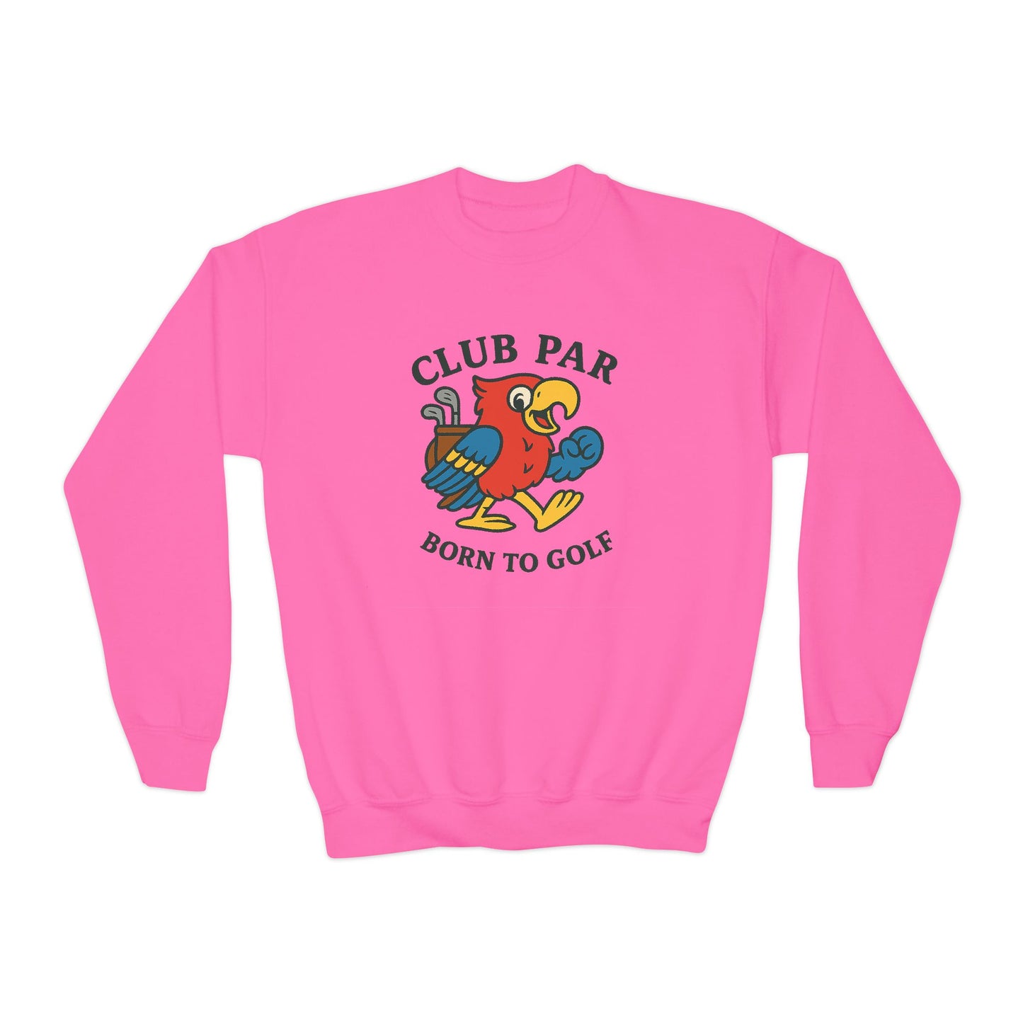 Club Par Born to Golf Youth Crewneck Sweatshirt