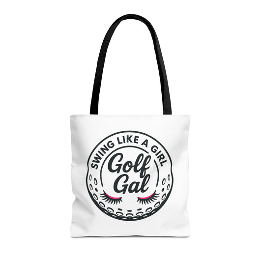 Swing Like a Girl Golf Gal Tote Bag
