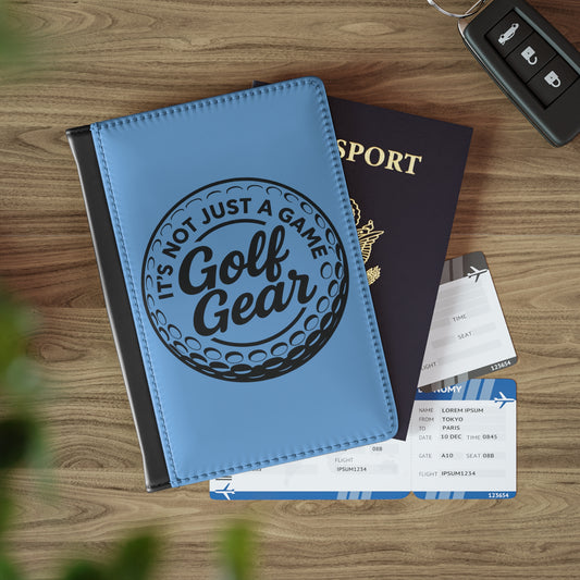 Blue Golf Gear Passport Cover