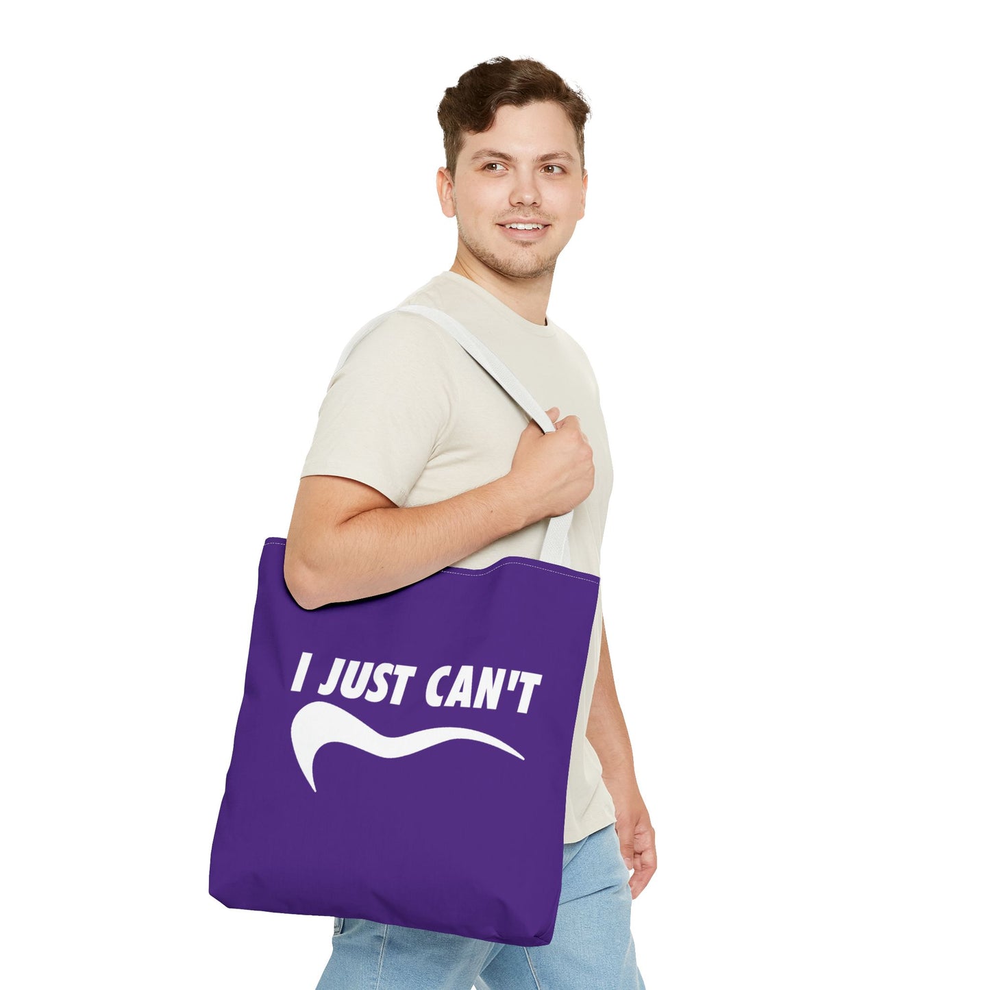 Purple I just can't Tote Bag