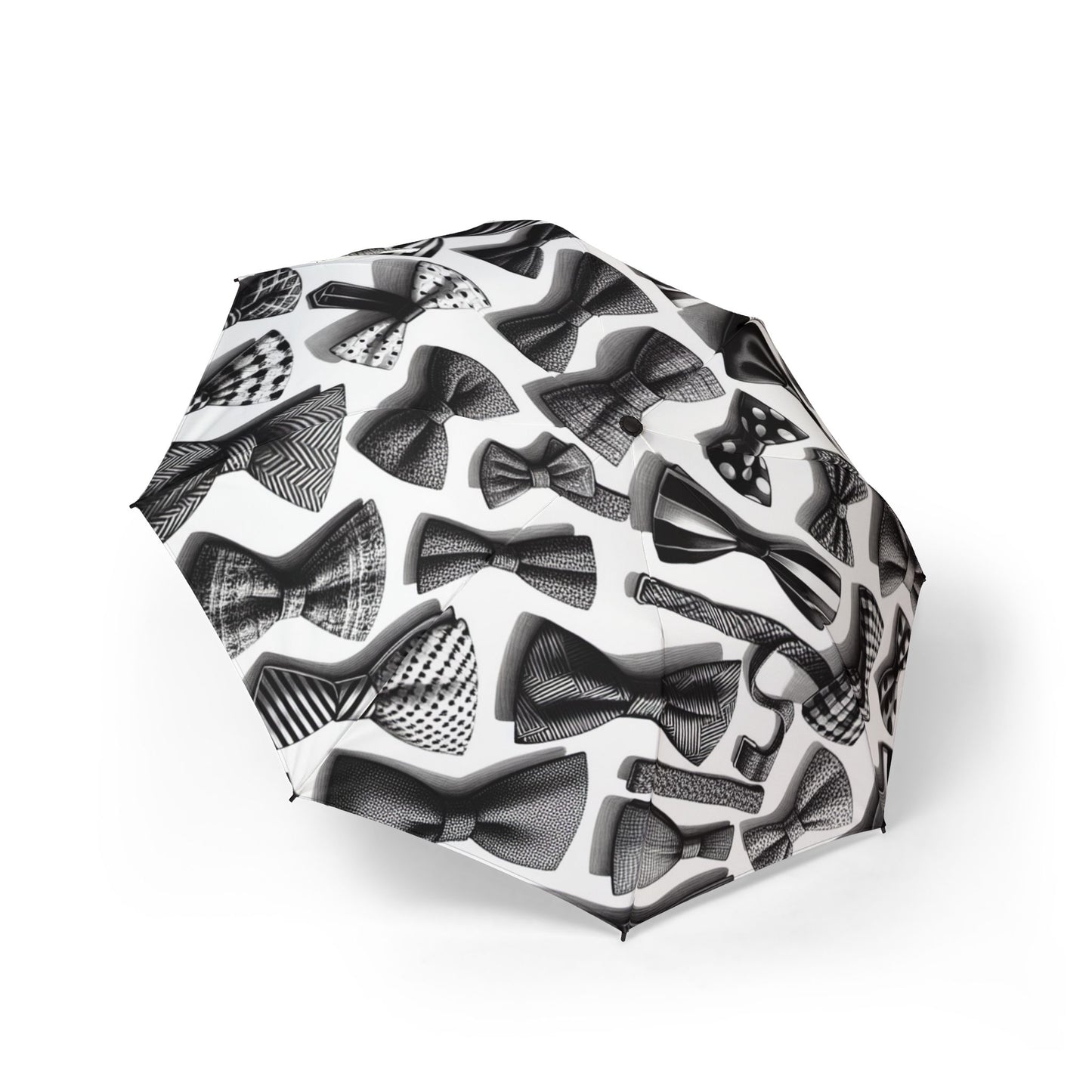 Bow Ties Umbrella - Semi-Automatic Foldable Design