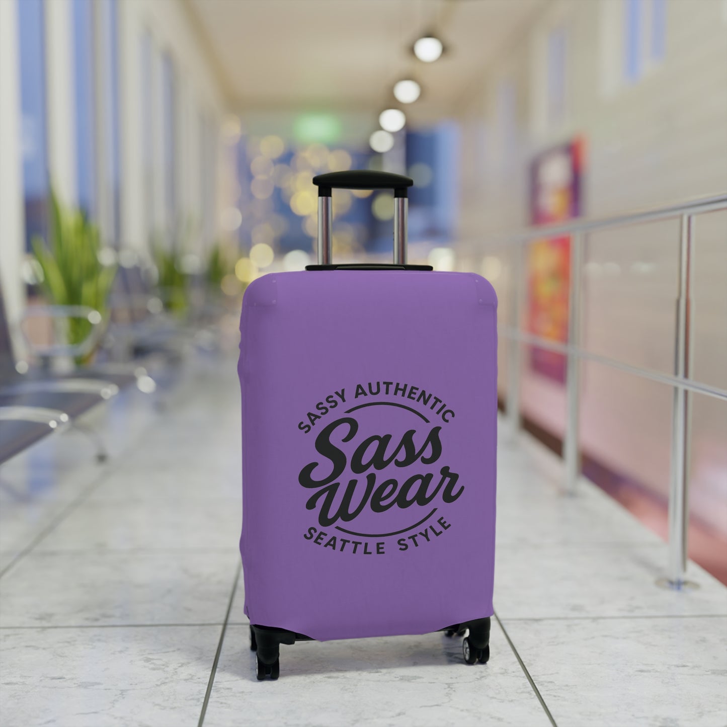 Sass Wear Luggage Cover Purple
