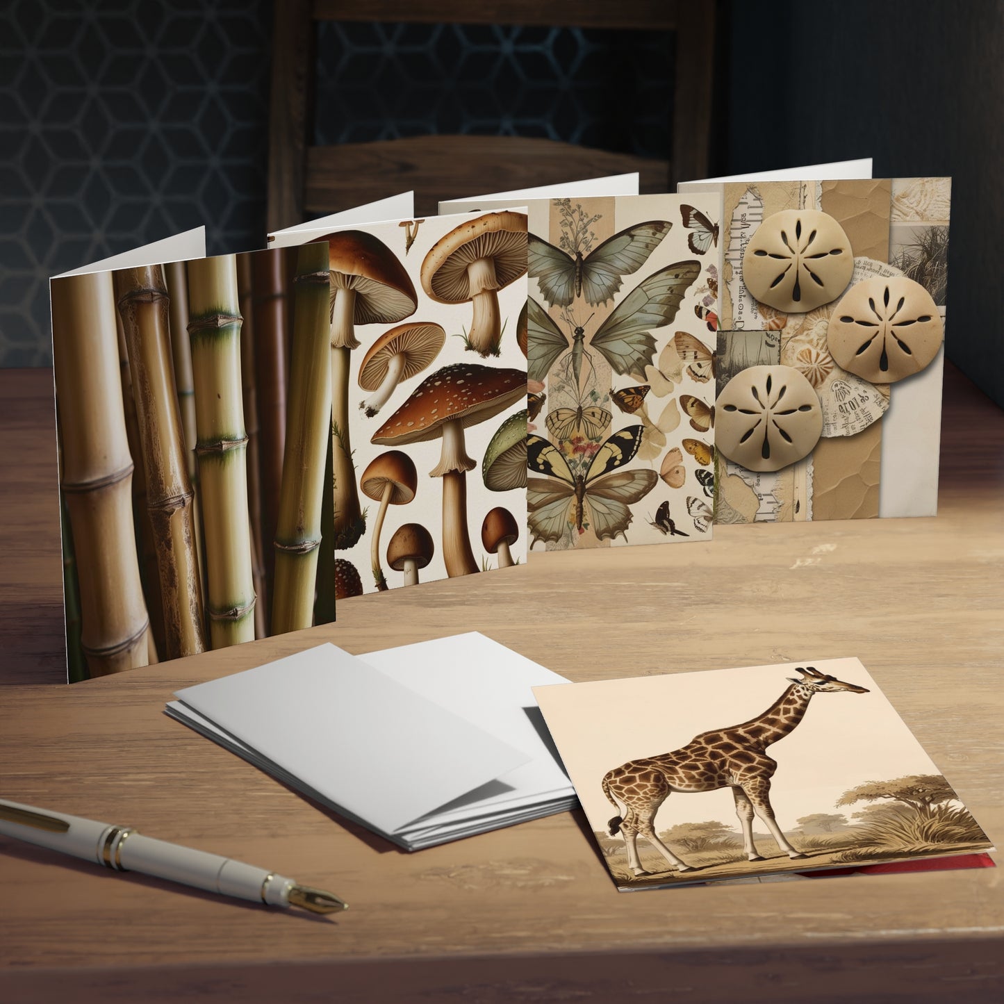nature neutrals Greeting Cards (5-Pack)