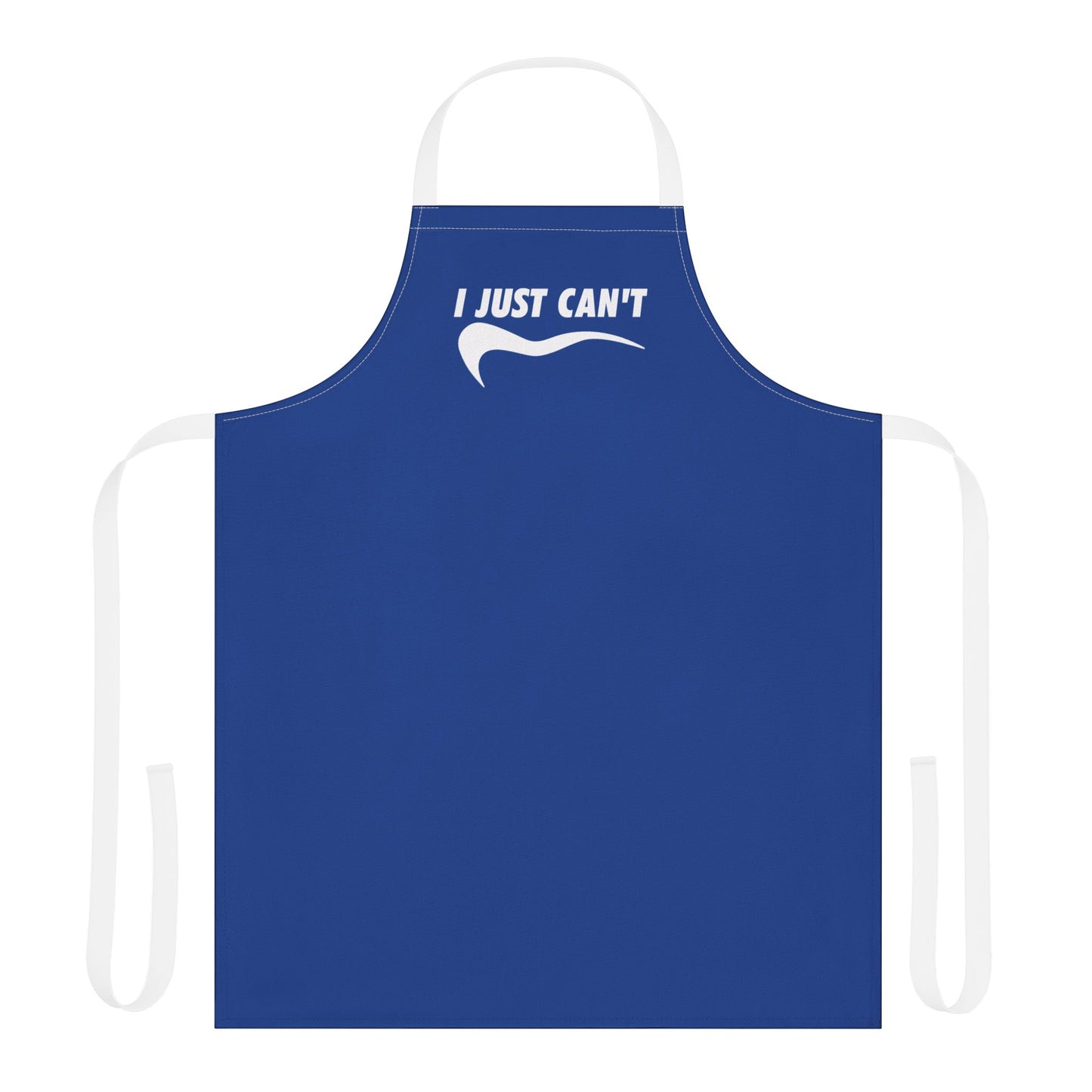 blue I just Can't  Apron
