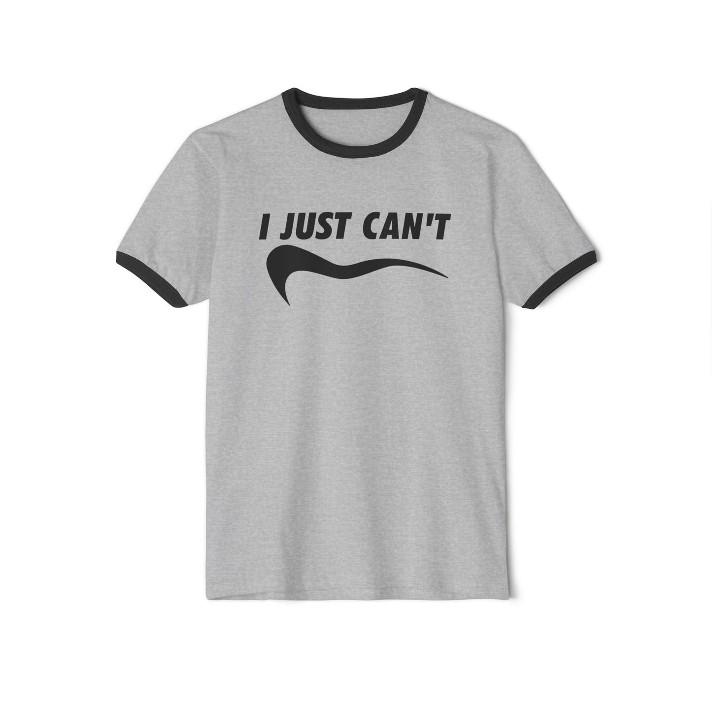 I just cant Unisex Cotton Ringer T-Shirt