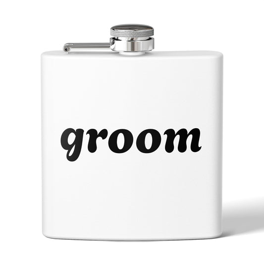 groom Sleek Stainless Steel Flask