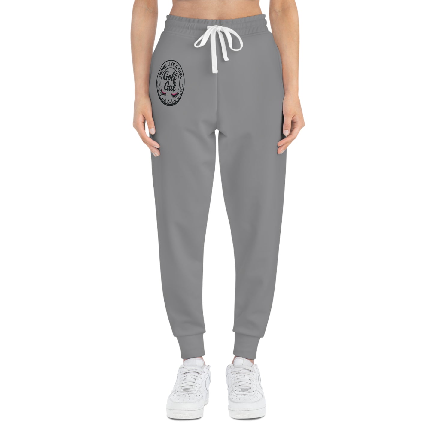 Gray Swing Like A Girl Golf Gal Athletic Joggers