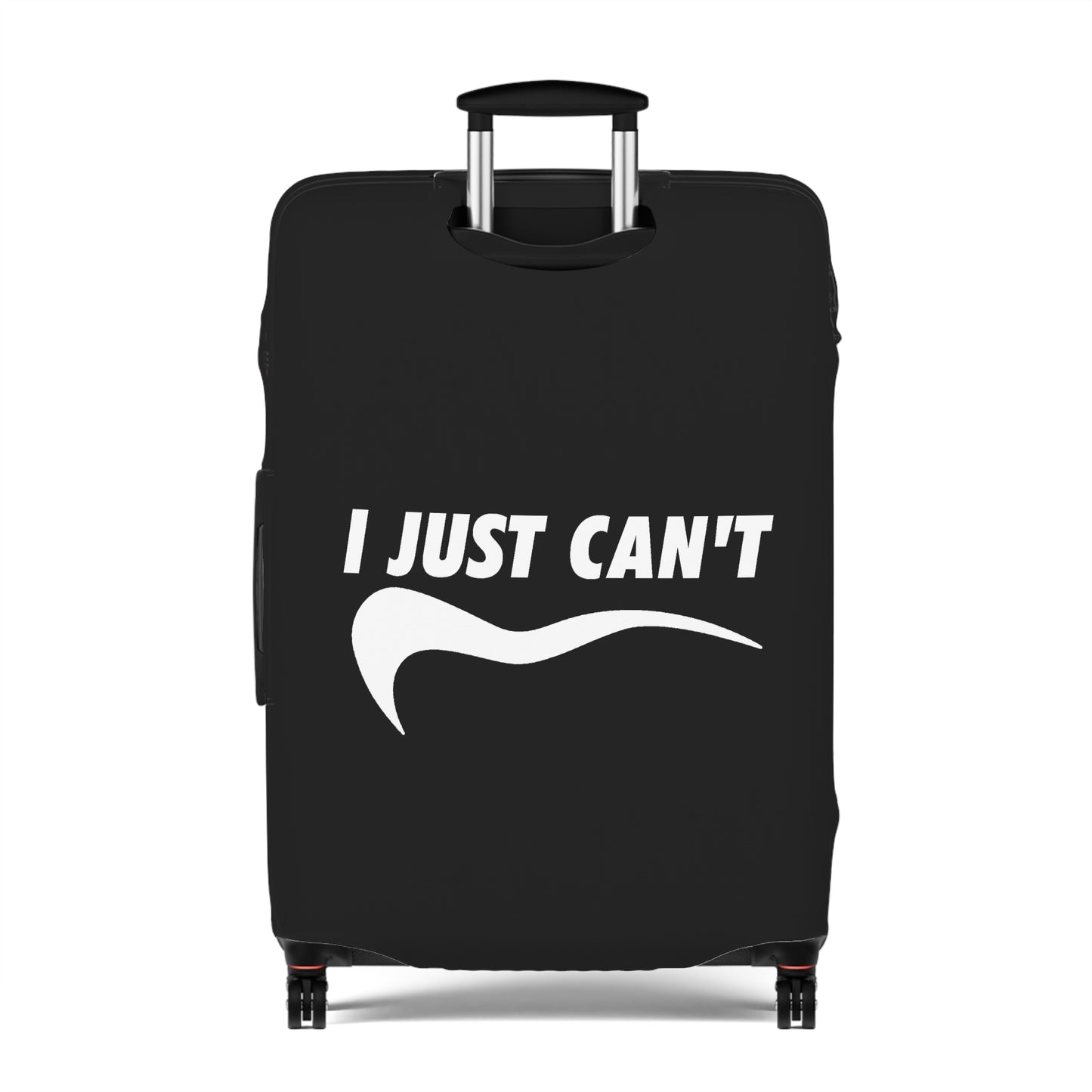 I Just Can't Luggage Cover Black