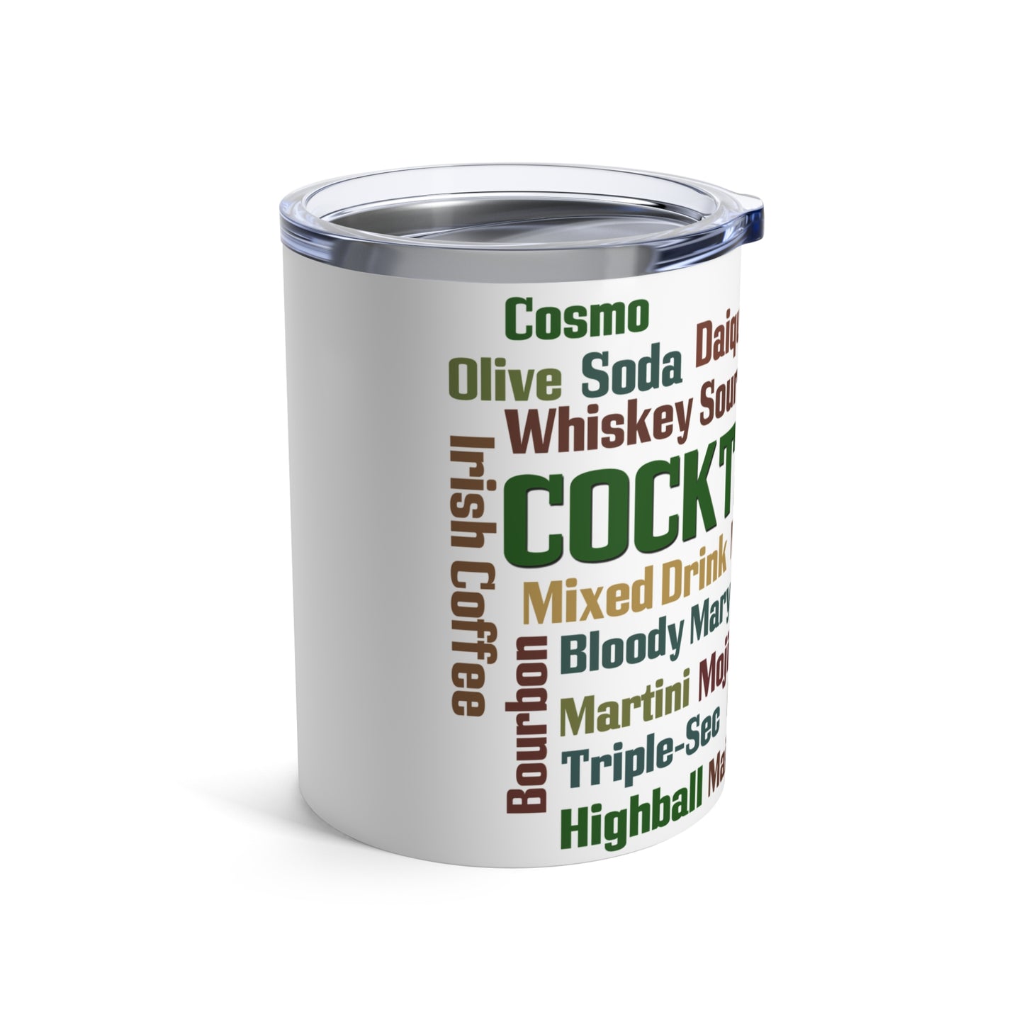 Cocktail words Whiskey/Wine Tumbler