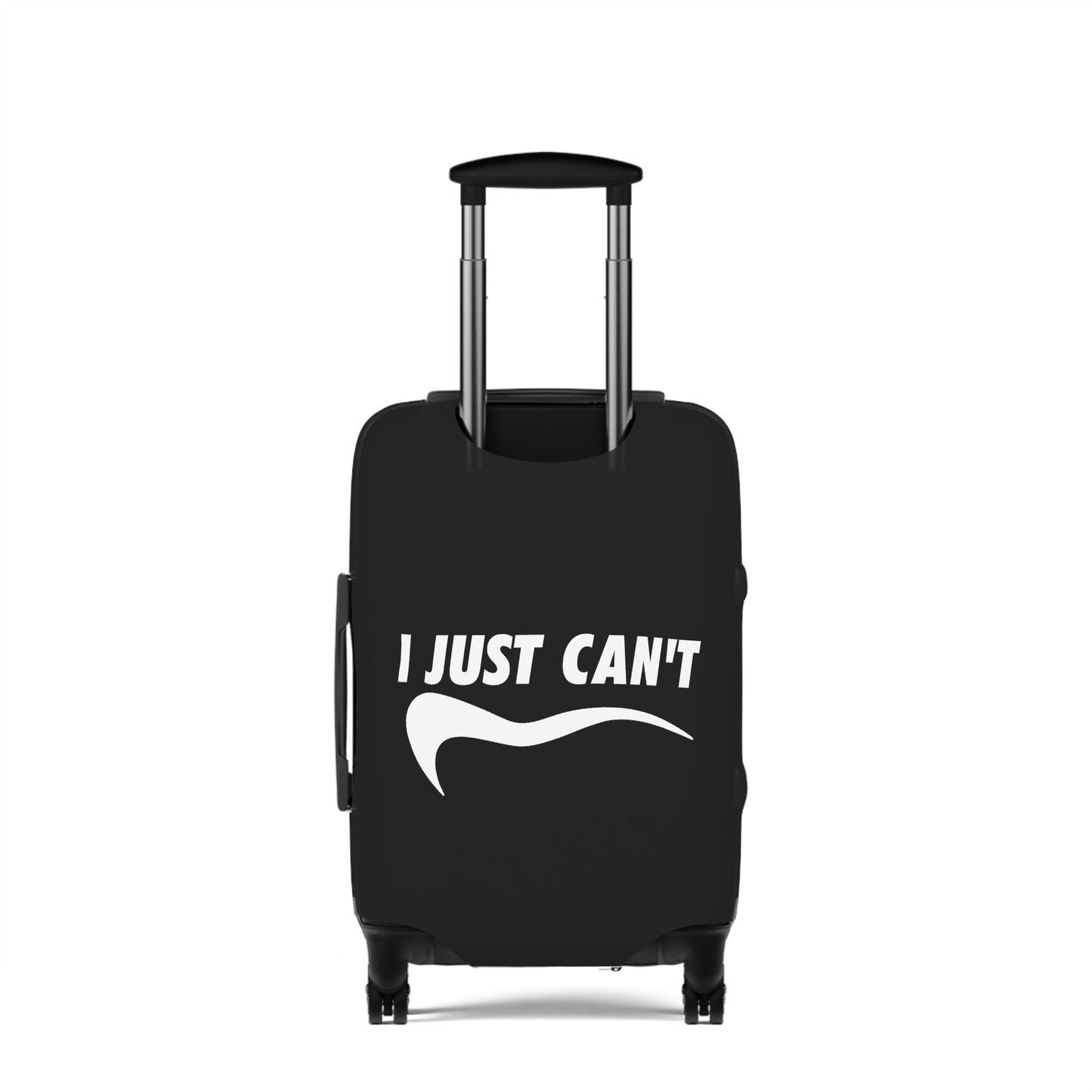 I Just Can't Luggage Cover Black