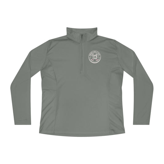 Golf Gal Logo White Ladies Golf Pullover