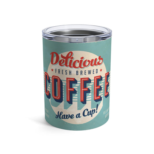 Vintage Coffee Sign Whiskey/Wine Tumbler