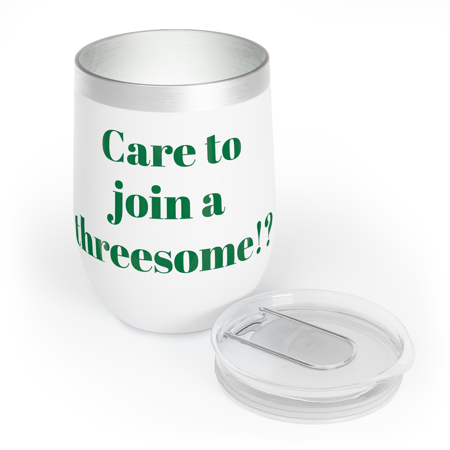 green threesome golf Wine Tumbler