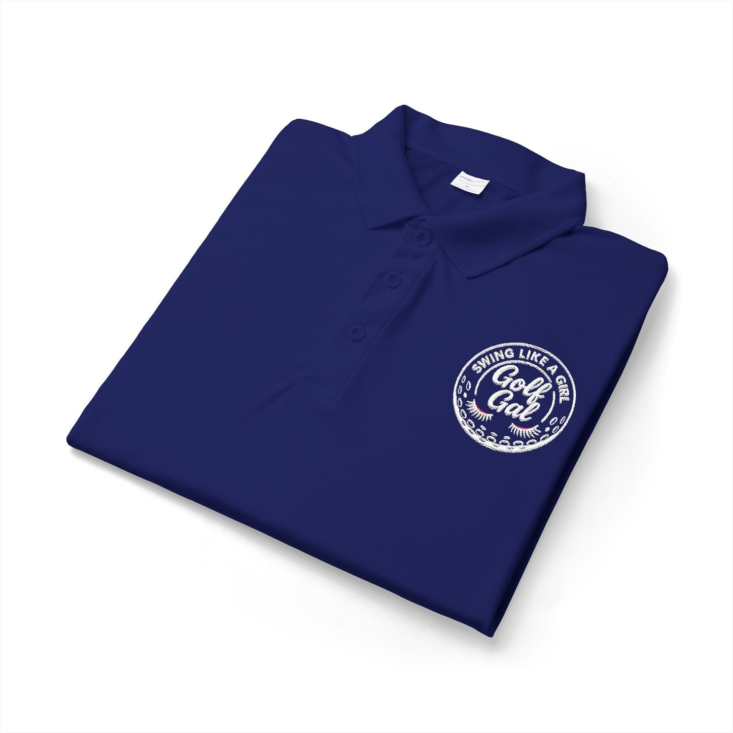 Golf Gal Logo white Polo — Performance Sport-Tek PosiCharge Competitor Polo