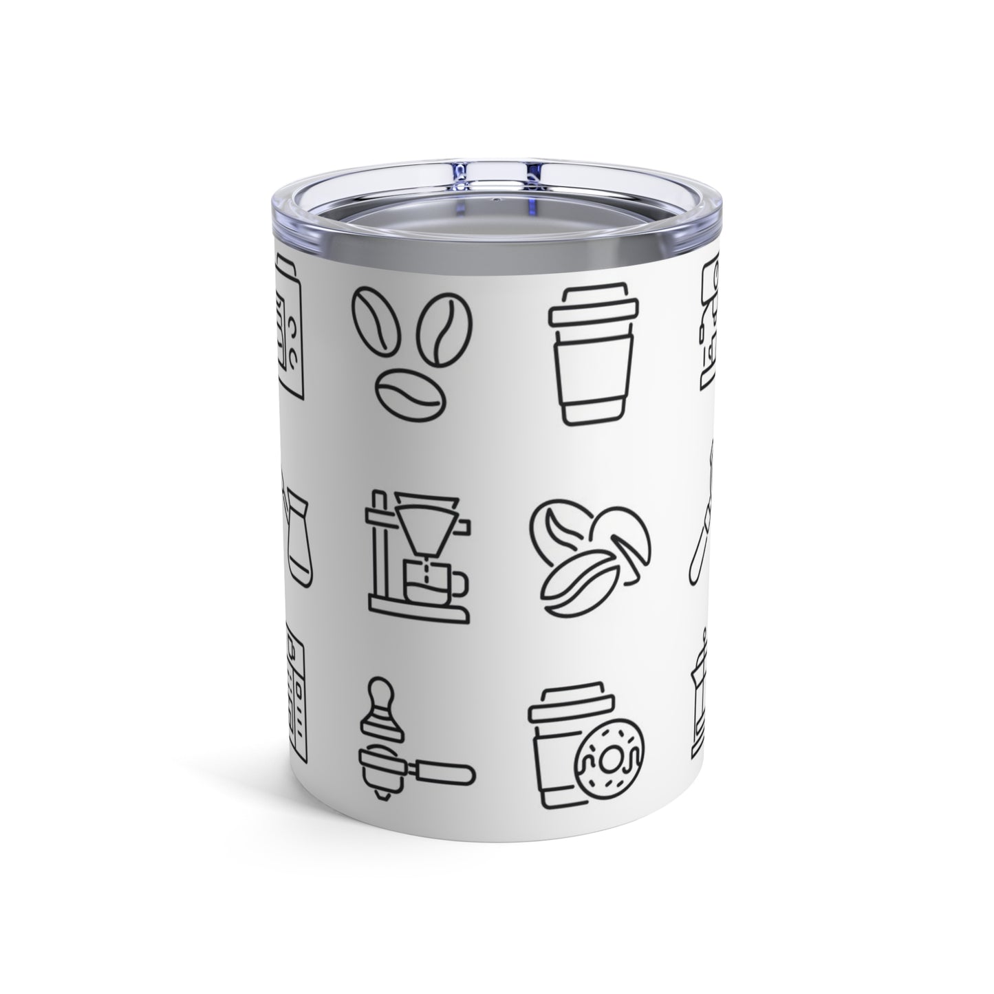 Coffee image outlines Whiskey/Wine Tumbler