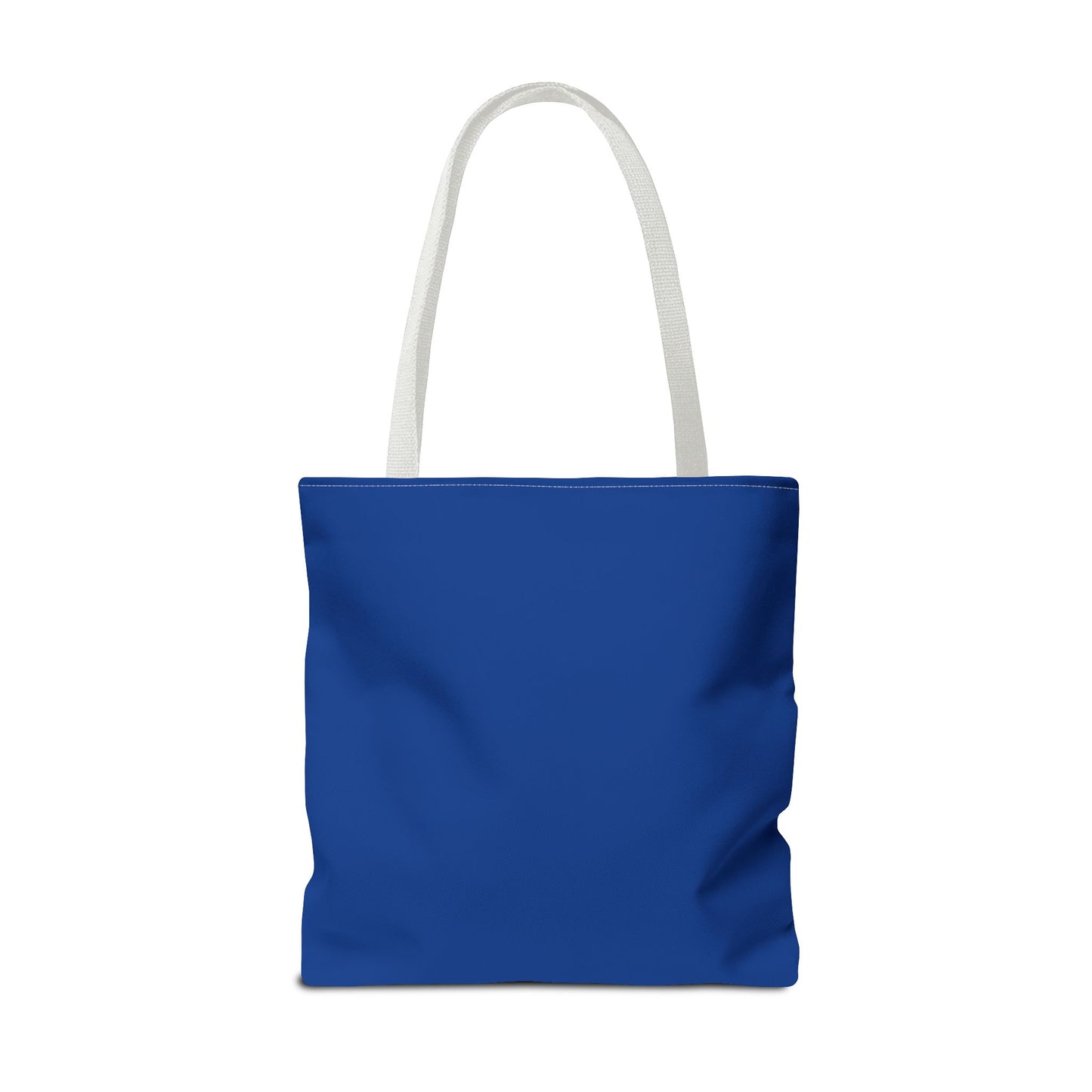 navy with white smiley face Tote Bag