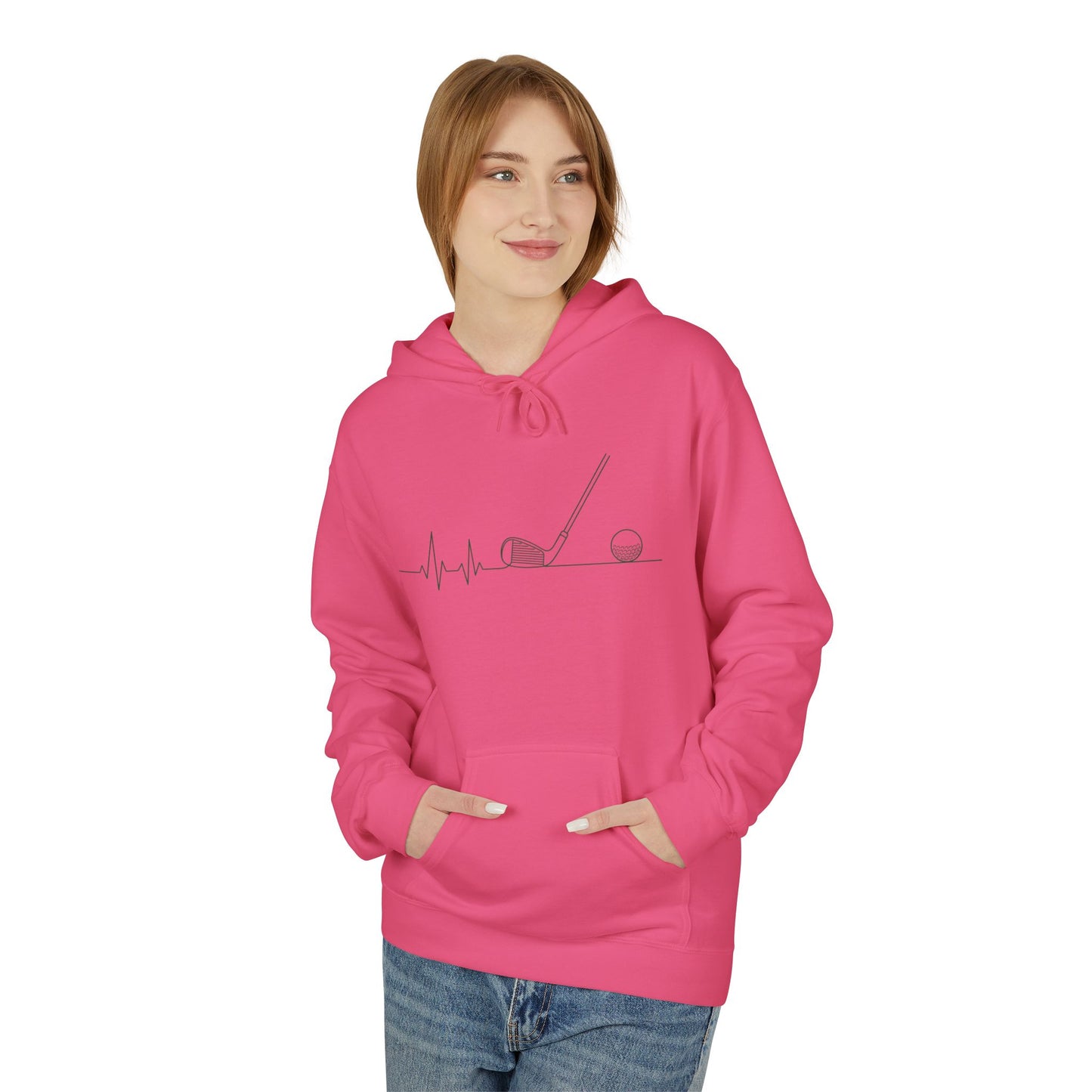 Golf Heartbeat Hoodie Hoodie