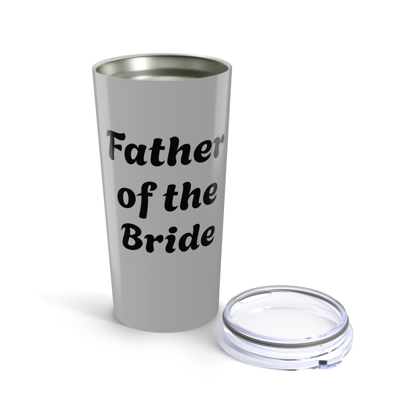 gray Father of the bride Tumbler 20oz