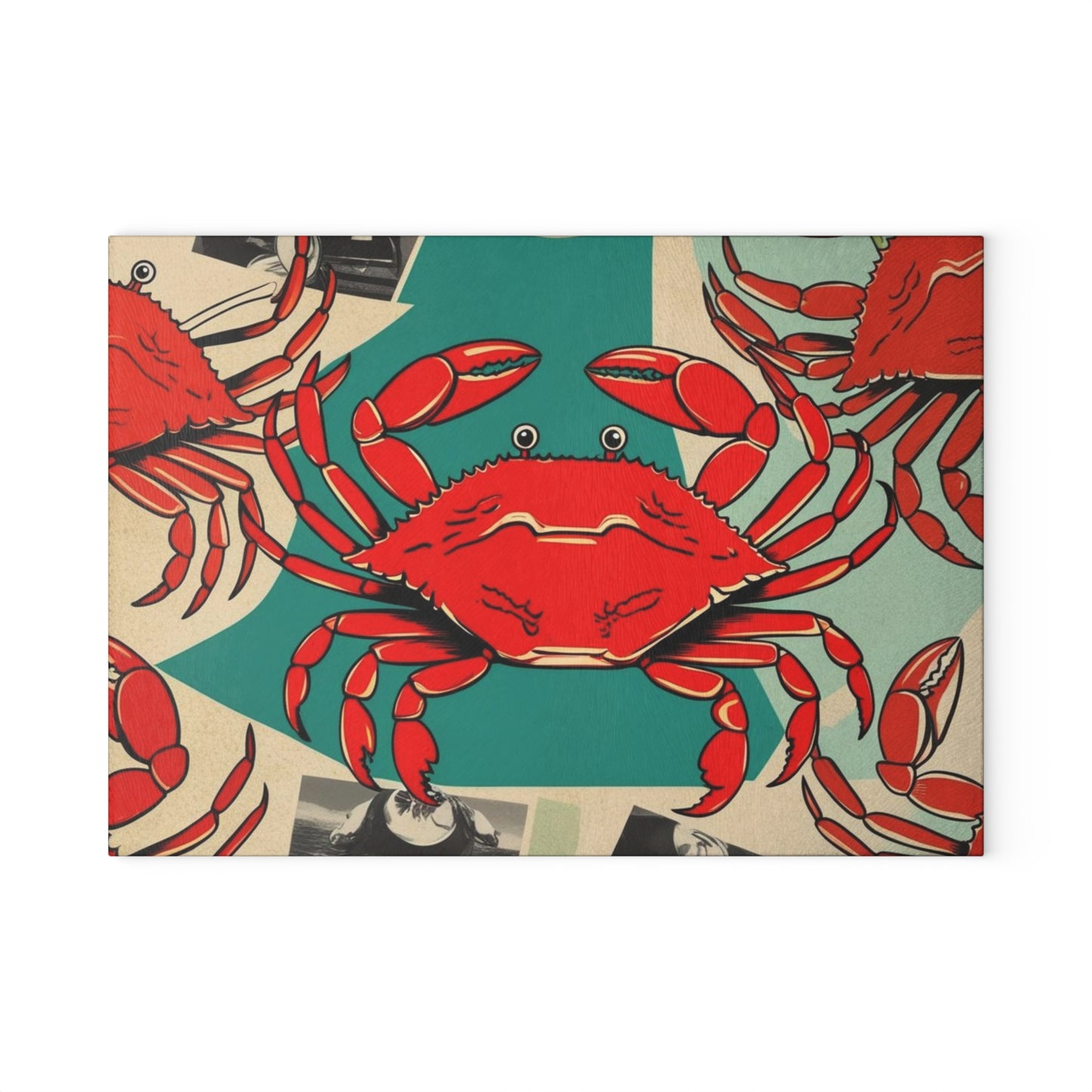 crab glass Cutting Board