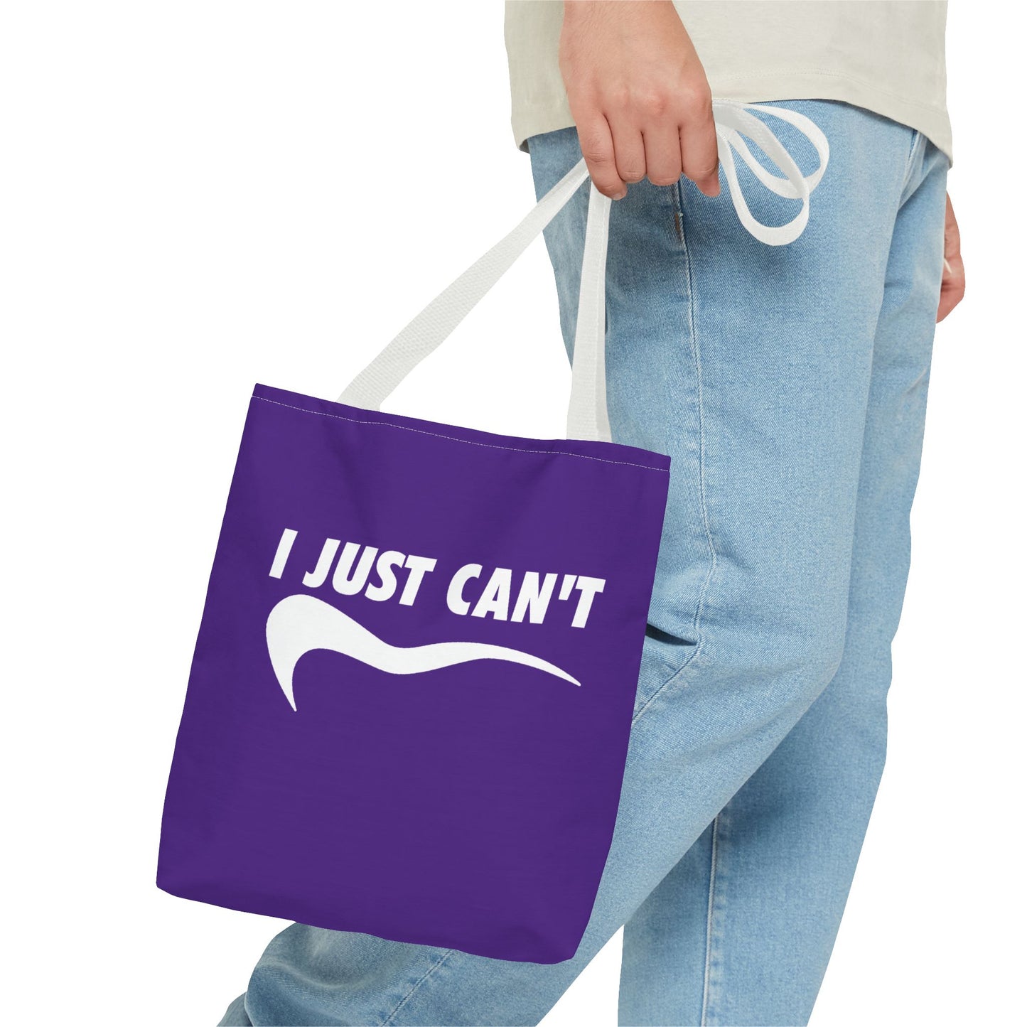 Purple I just can't Tote Bag