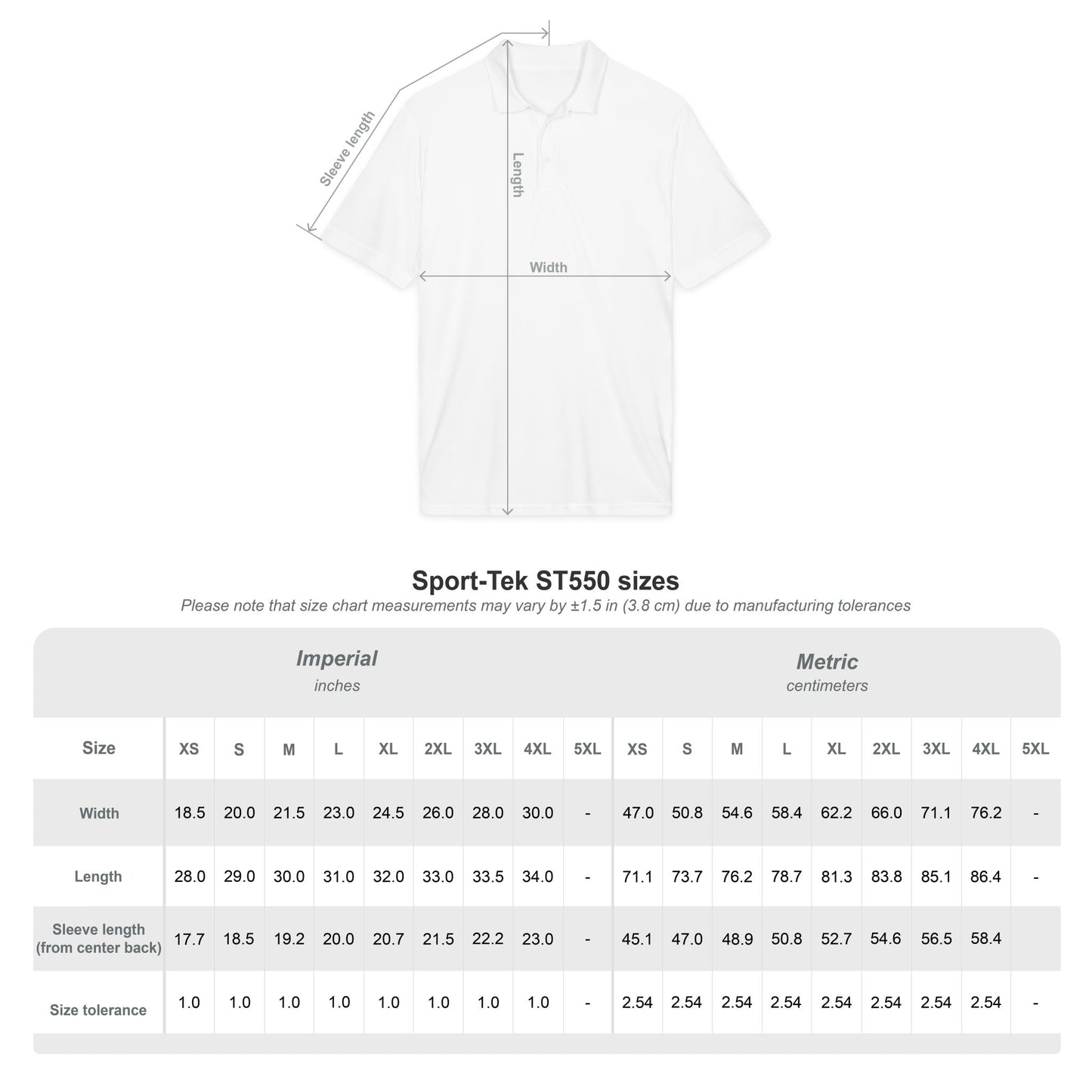 Golf Gal Logo white Polo — Performance Sport-Tek PosiCharge Competitor Polo
