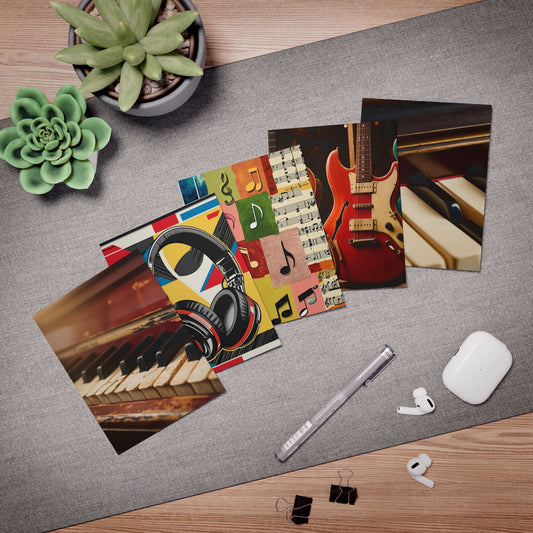 music lovers Greeting Cards (5-Pack)