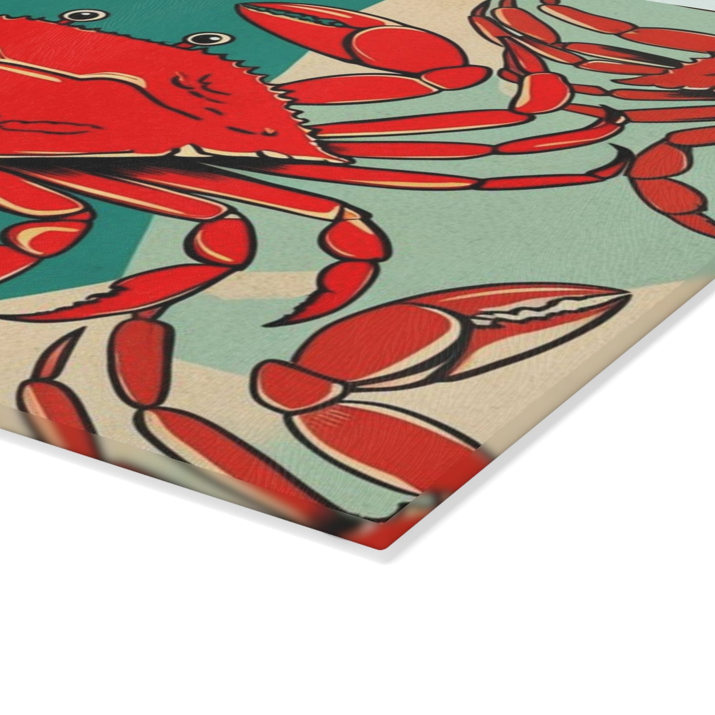 crab glass Cutting Board