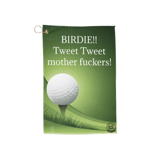 Tweet tweet Golf Towels