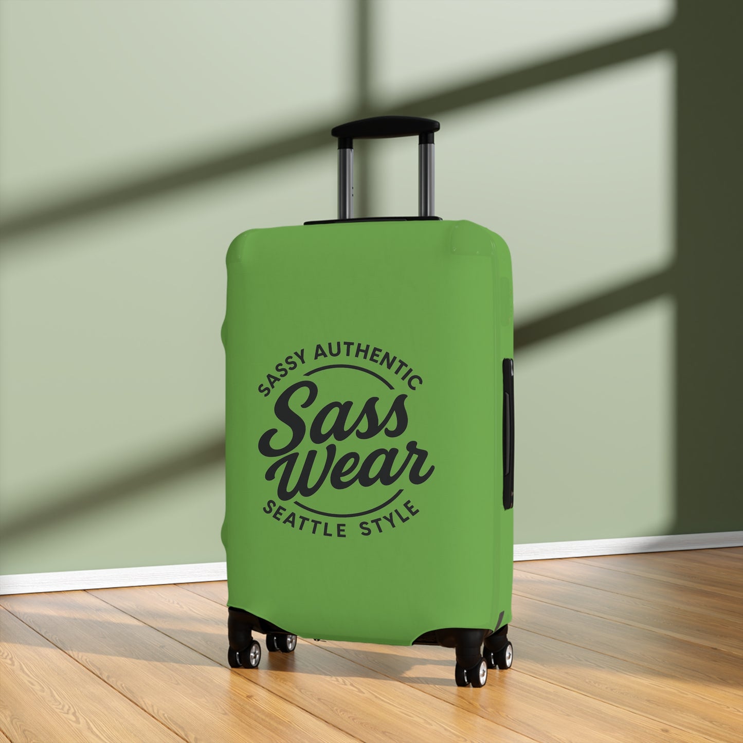 Sass Wear Luggage Cover Green