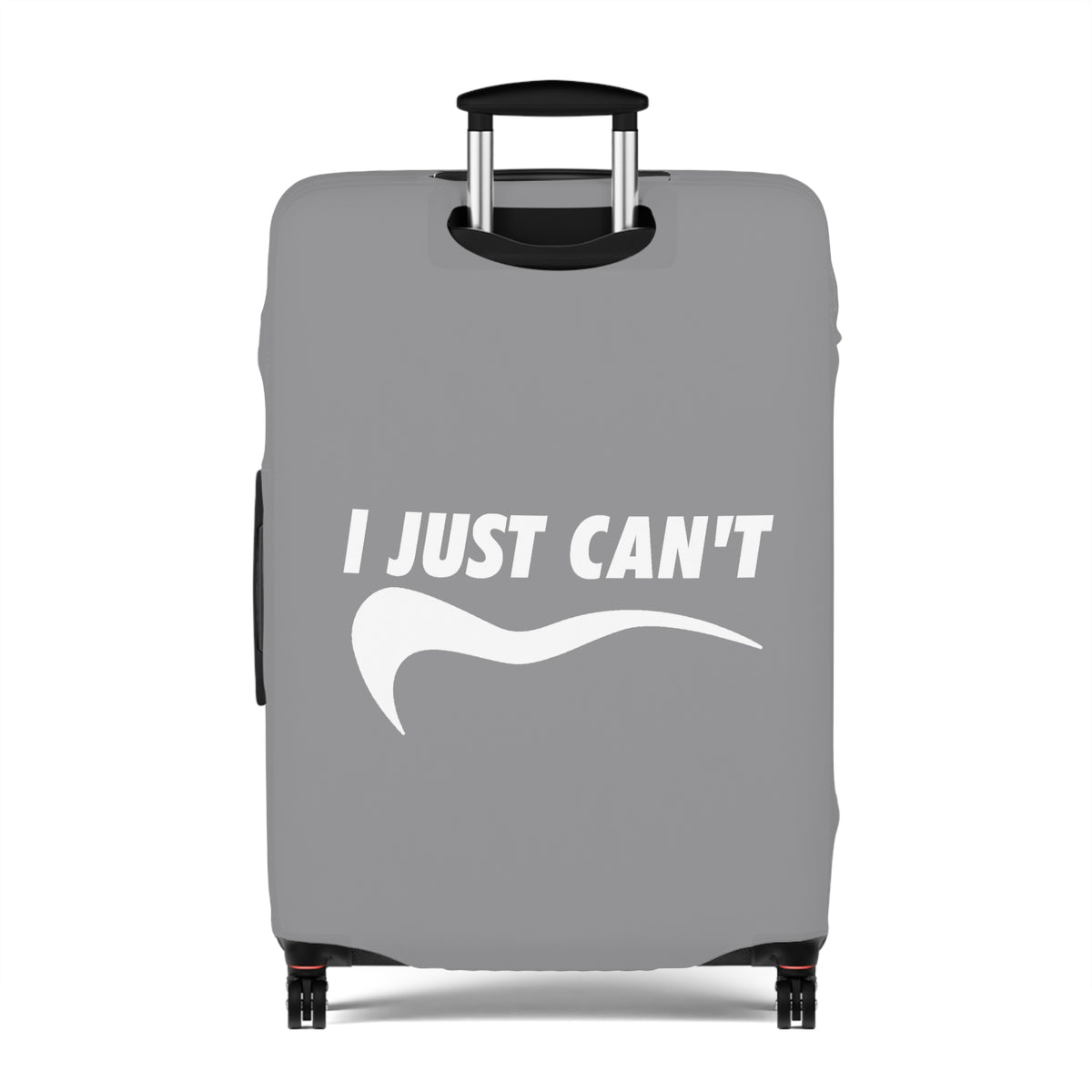 I Just Can't Luggage Cover Gray