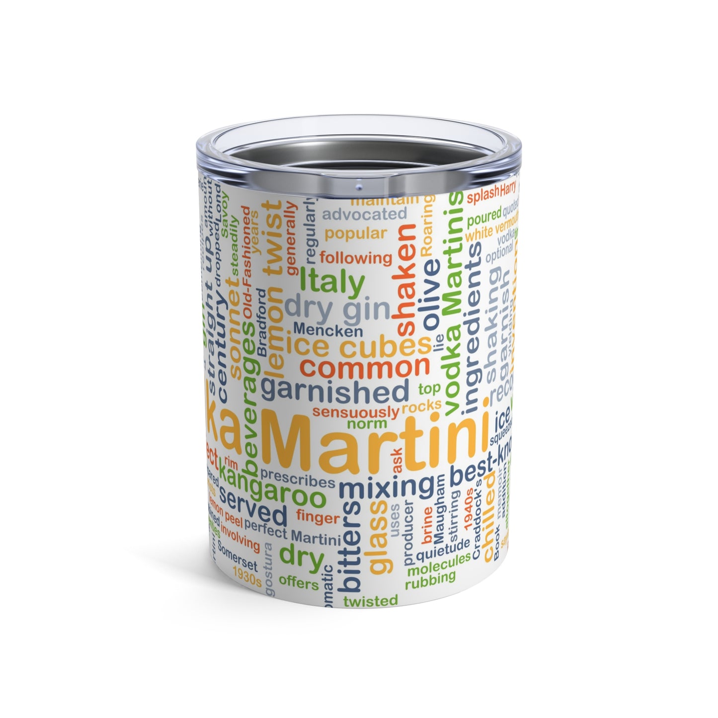 Vodka Martini Whiskey/Wine Tumbler