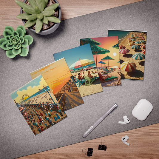 boardwalks and beaches Greeting Cards (5-Pack)